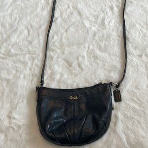 Black Coach crossbody. Straps not adjustable